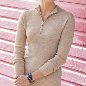 NWT SOFT SURROUNDINGS Perfect Turtleneck Half Zip